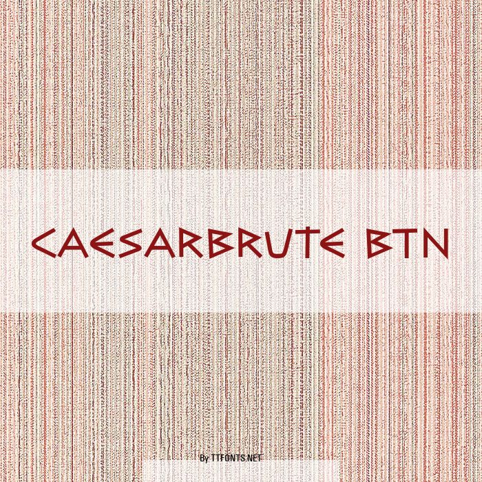 CaesarBrute BTN example